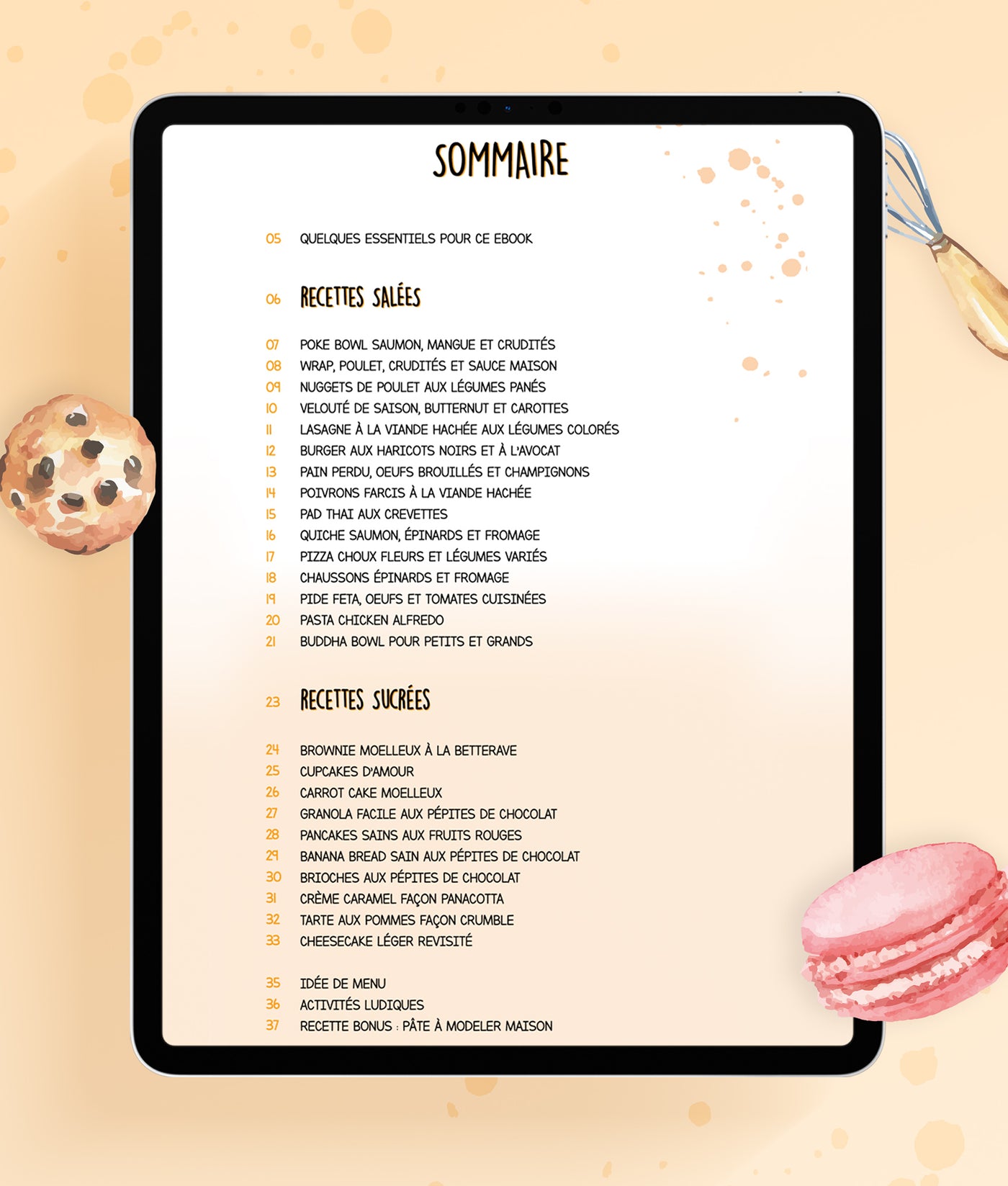 Plaisirs gourmands – recettes pour enfants et parents